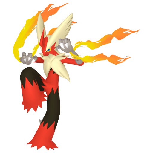 Blaziken Mega artwork