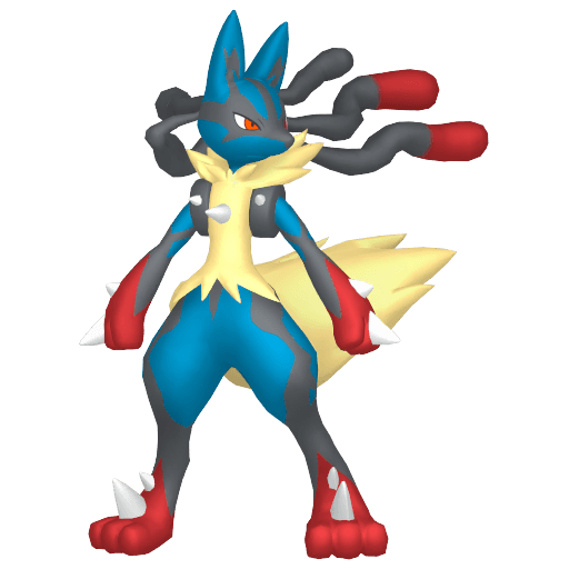 Lucario Mega artwork