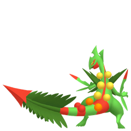 Sceptile Mega artwork