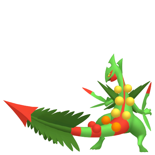 Sceptile Mega artwork