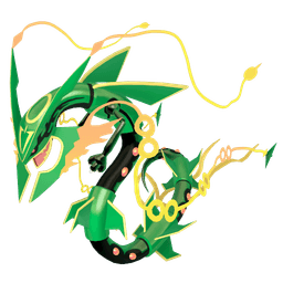 Rayquaza Mega artwork