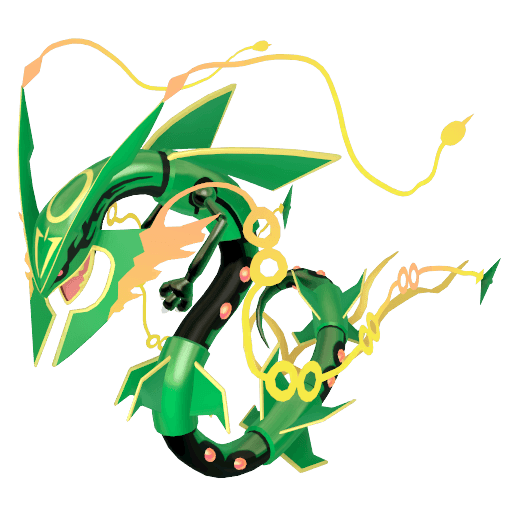 Rayquaza Mega artwork