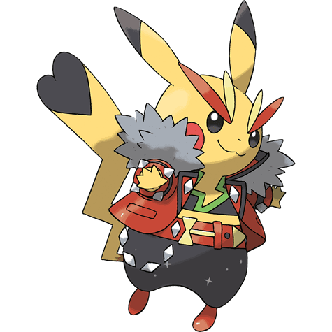 Pikachu Rock Star artwork