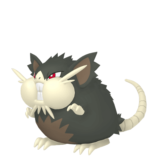 Raticate Alola artwork