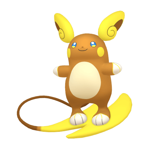 Raichu Alola artwork