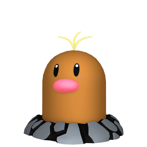 Diglett Alola artwork