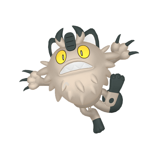Meowth Galar artwork