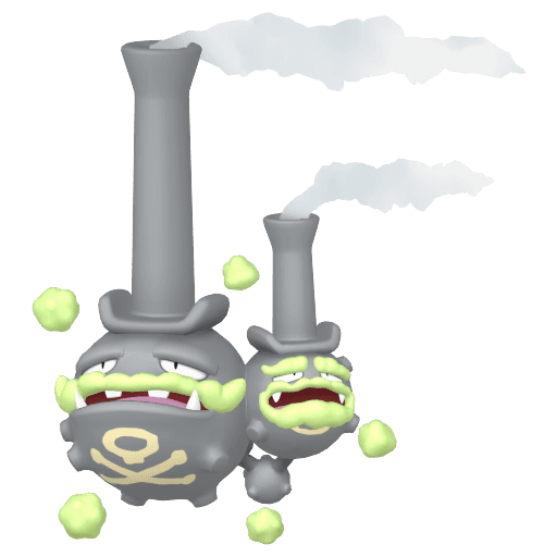 Weezing Galar artwork