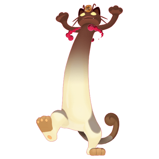 Meowth Gmax artwork