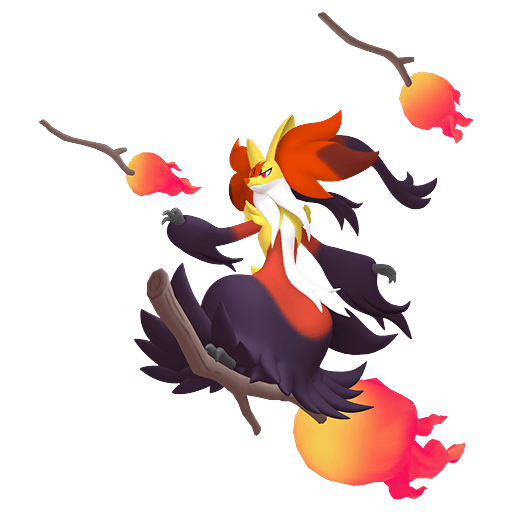 Delphox Mega artwork