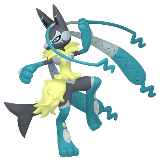 Lucario Mega Z artwork