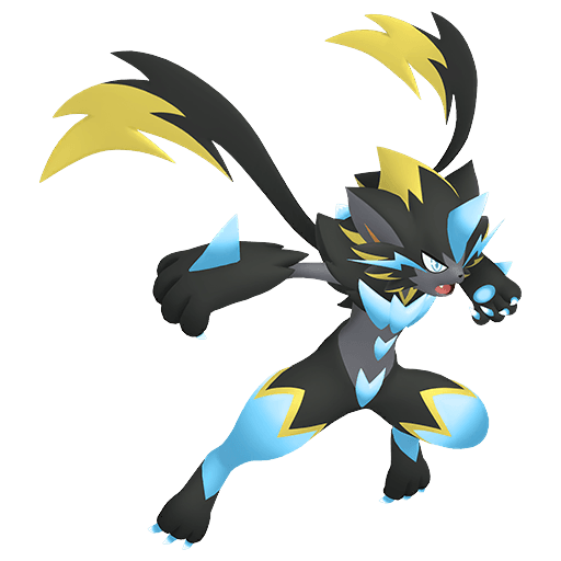 Zeraora Mega artwork