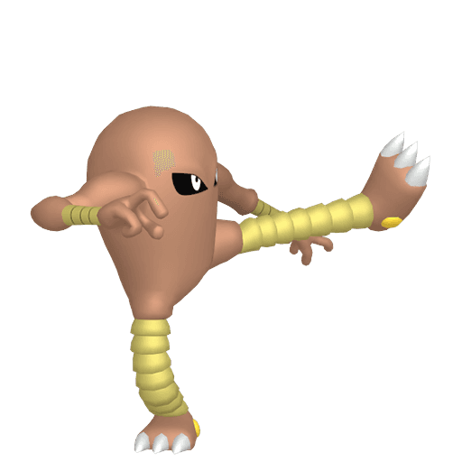 Hitmonlee artwork