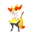 Braixen artwork