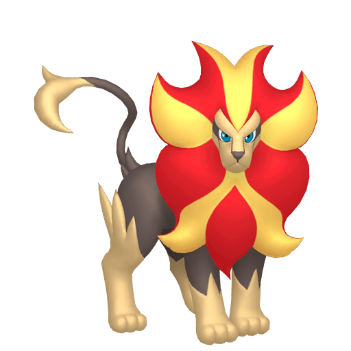 Pyroar Male artwork