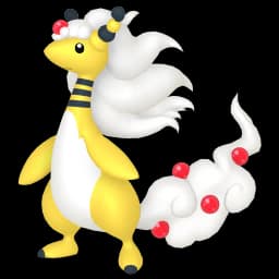 Ampharos Mega Pokemon team builder artwork
