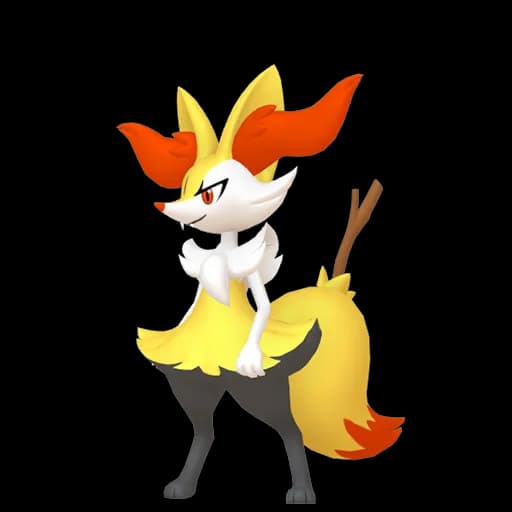 Braixen รูปภาพสำหรับสร้างทีม Pokemon