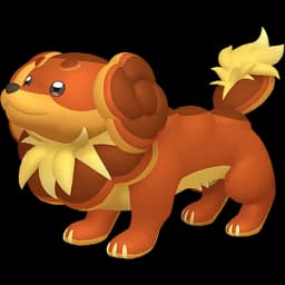 Dachsbun Pokemon team builder artwork