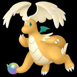 Dragonite Mega Pokemon team builder artwork