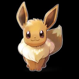 Eevee Starter Pokemon team builder artwork