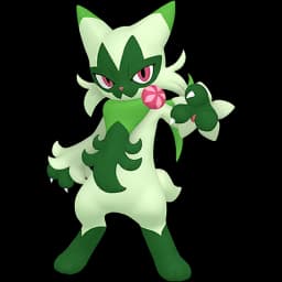 Floragato Pokemon team builder artwork