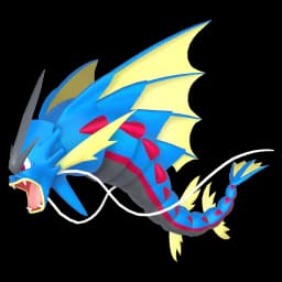 Gyarados Mega Pokemon team builder artwork