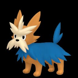 Herdier Pokemon team builder artwork