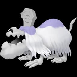 Houndstone Pokemon team builder artwork