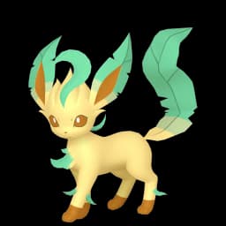 Leafeon Pokemon team builder artwork