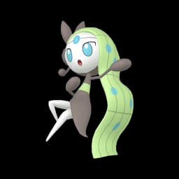Meloetta Aria Pokemon team builder artwork