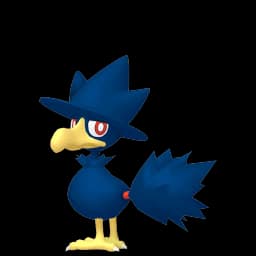 Murkrow Pokemon team builder artwork