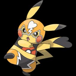 Pikachu Libre Pokemon team builder artwork