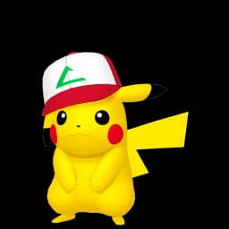Pikachu Original Cap Pokemon team builder artwork