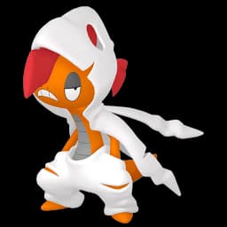 Scrafty Mega Pokemon team builder artwork
