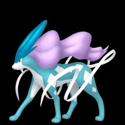 Suicune Pokemon team builder artwork