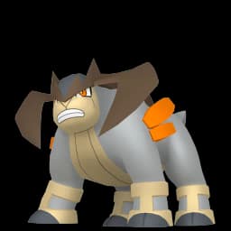 Terrakion Pokemon team builder artwork