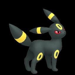 Umbreon Pokemon team builder artwork